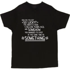 You Exist At The Same Time As Personalised T-Shirt -Tshirt Store personalised you exist at the same time as tshirt 2 black mens v neck tshirt