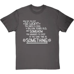 You Exist At The Same Time As Personalised T-Shirt -Tshirt Store personalised you exist at the same time as tshirt 2 charcoaltshirt