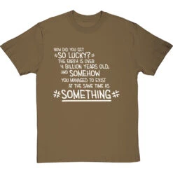 You Exist At The Same Time As Personalised T-Shirt -Tshirt Store personalised you exist at the same time as tshirt 2 olivetshirt