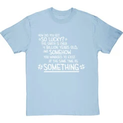 You Exist At The Same Time As Personalised T-Shirt -Tshirt Store personalised you exist at the same time as tshirt 2 skybluetshirt