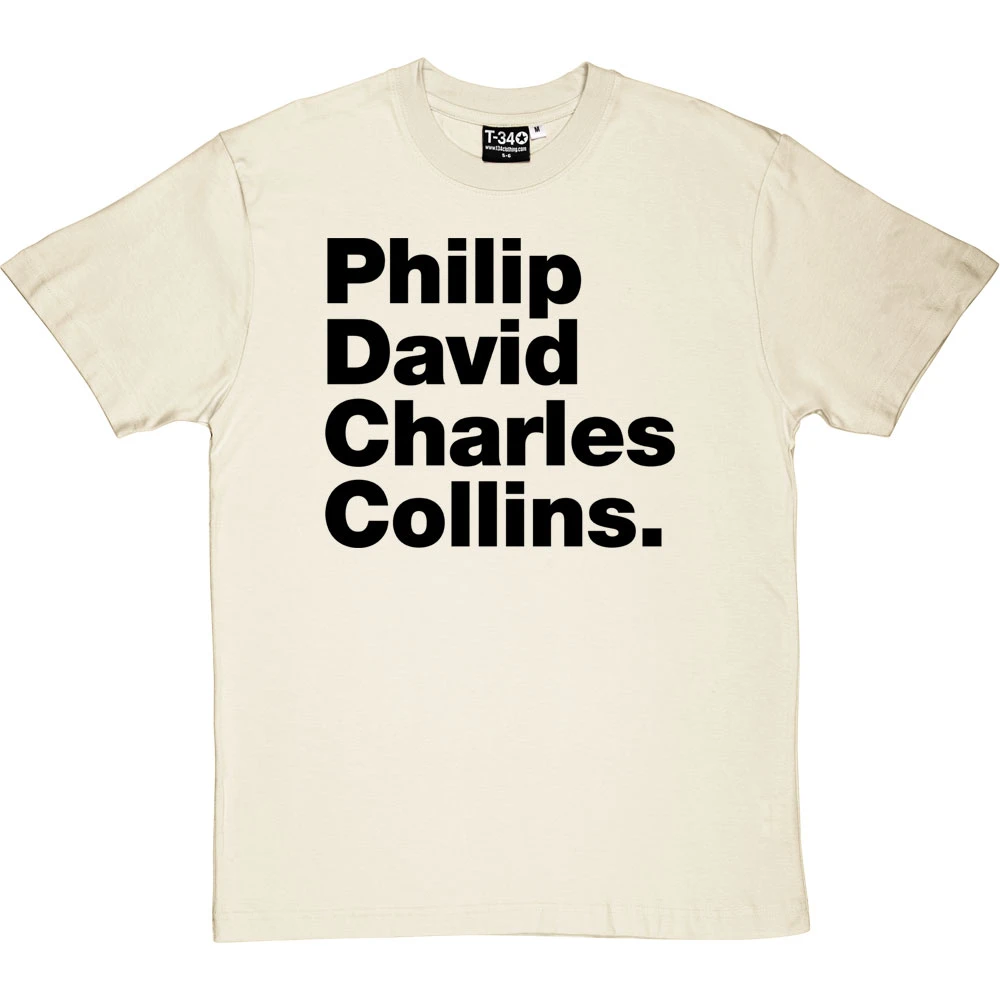 Philip David Charles Collins T-Shirt 3 Philip David Charles Collins T-Shirt - Image 3