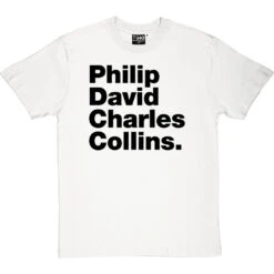 Philip David Charles Collins T-Shirt 24 Philip David Charles Collins T-Shirt -Tshirt Store philip david charles collins tshirt 1 whitetshirt