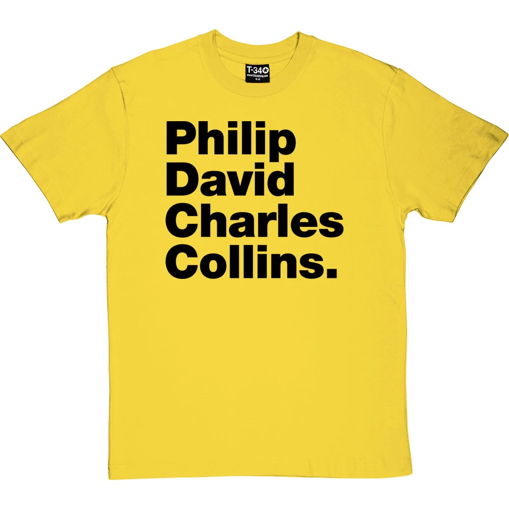 Philip David Charles Collins T-Shirt 15 Philip David Charles Collins T-Shirt - Image 15