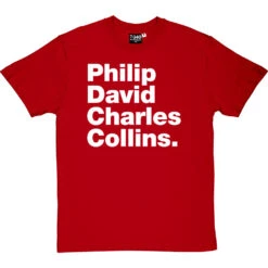 Philip David Charles Collins T-Shirt 28 Philip David Charles Collins T-Shirt -Tshirt Store philip david charles collins tshirt 2 redtshirt
