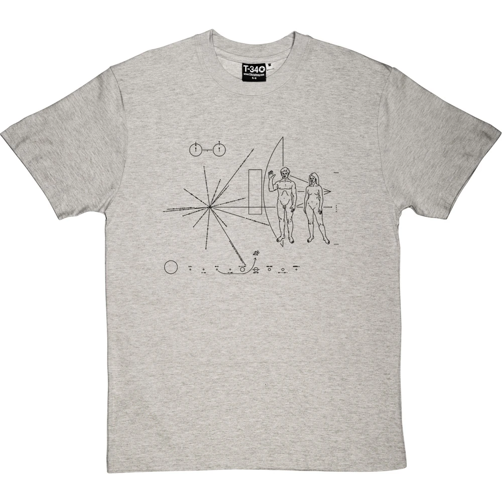 Pioneer Plaque T-Shirt 7 Pioneer Plaque T-Shirt - Image 7