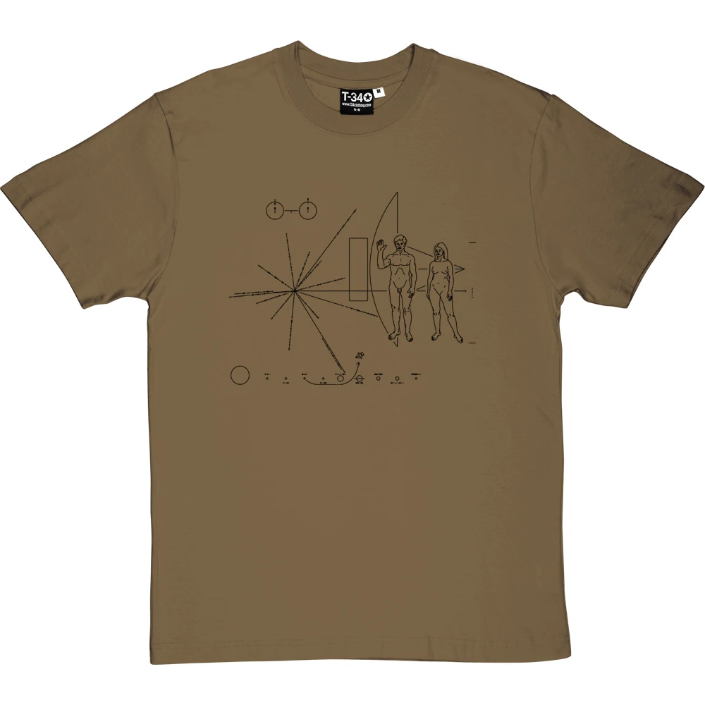 Pioneer Plaque T-Shirt 8 Pioneer Plaque T-Shirt - Image 8