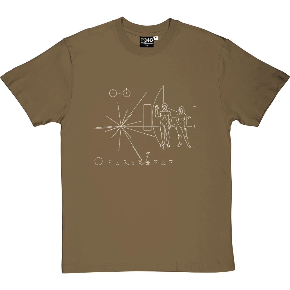 Pioneer Plaque T-Shirt 15 Pioneer Plaque T-Shirt - Image 15