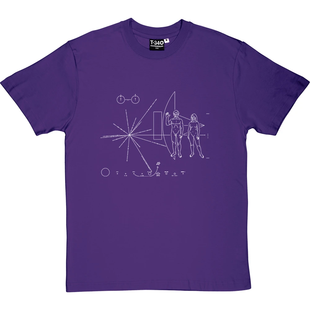 Pioneer Plaque T-Shirt 18 Pioneer Plaque T-Shirt - Image 18