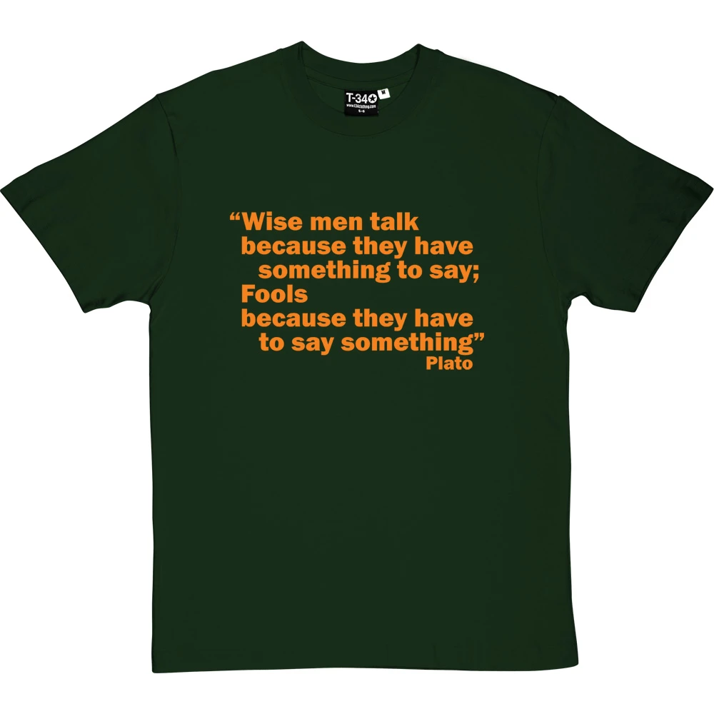Plato "Wise Men" Quote T-Shirt 8 Plato "Wise Men" Quote T-Shirt - Image 8