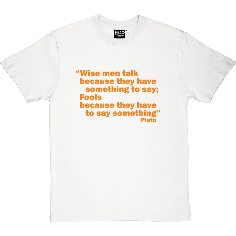 Plato "Wise Men" Quote T-Shirt 3 Plato "Wise Men" Quote T-Shirt - Image 3