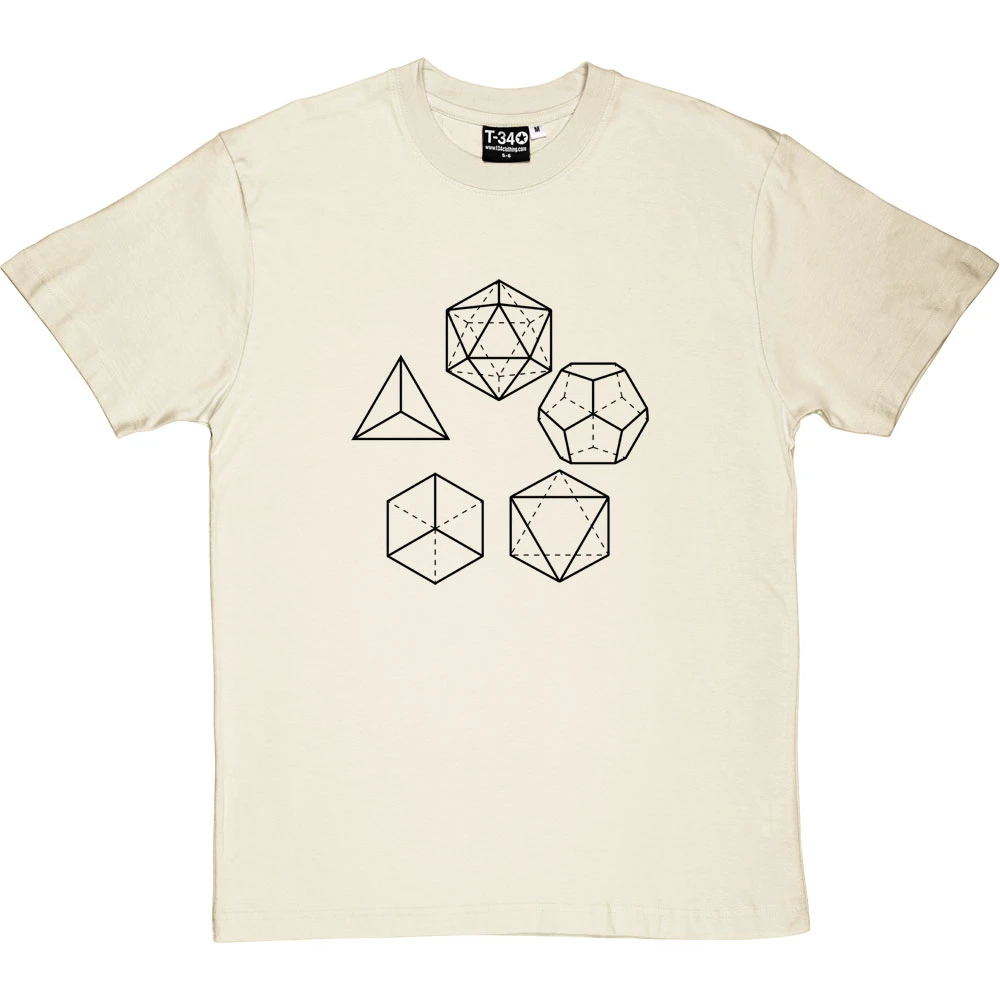 Platonic Solids T-Shirt 16 Platonic Solids T-Shirt - Image 16