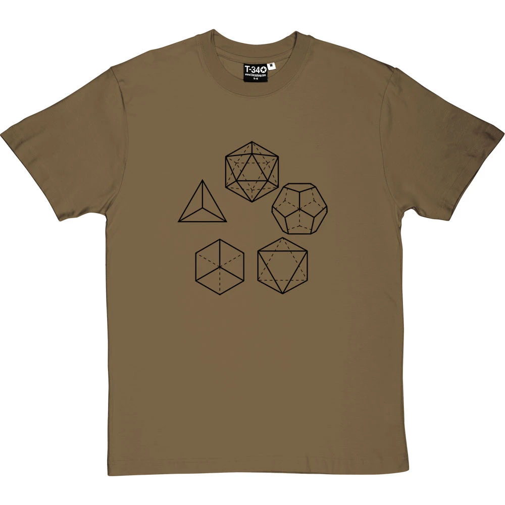 Platonic Solids T-Shirt 8 Platonic Solids T-Shirt - Image 8