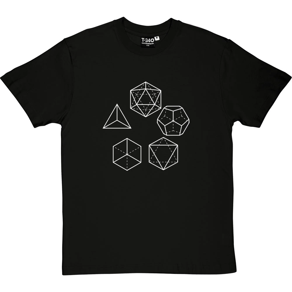 Platonic Solids T-Shirt 12 Platonic Solids T-Shirt - Image 12