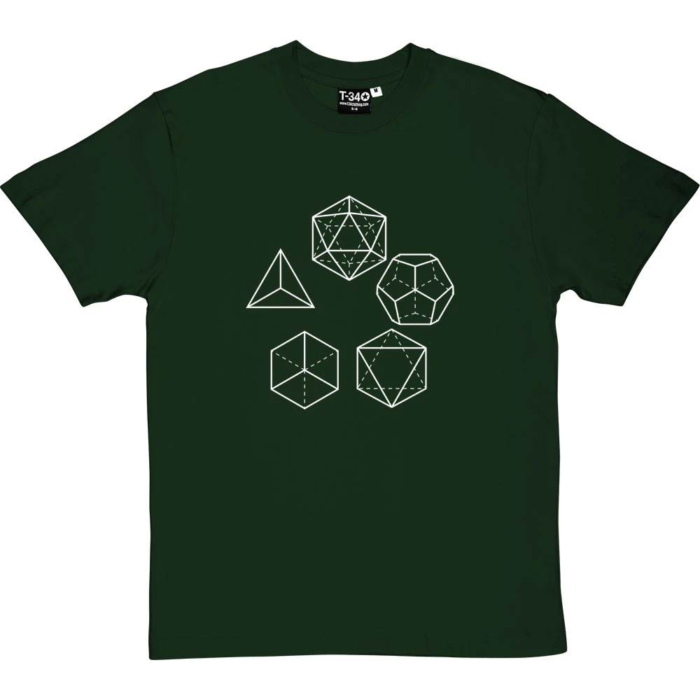 Platonic Solids T-Shirt 19 Platonic Solids T-Shirt - Image 19