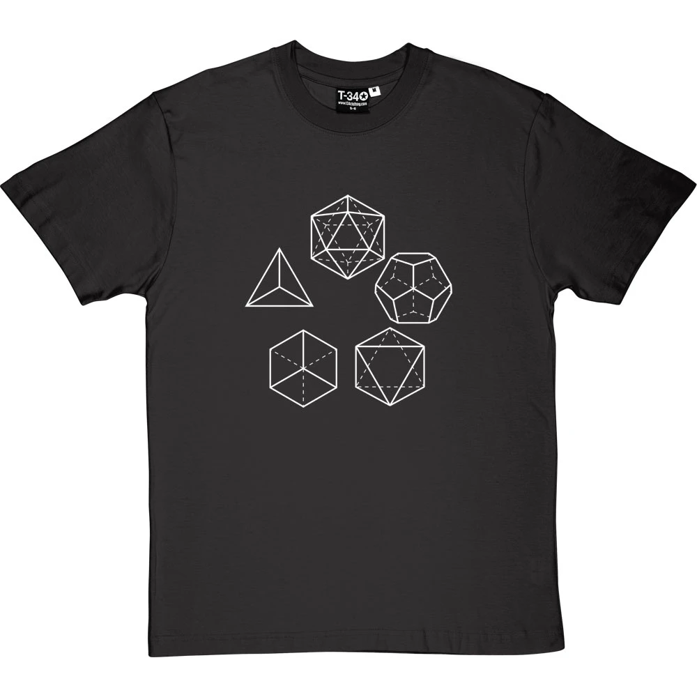 Platonic Solids T-Shirt 13 Platonic Solids T-Shirt - Image 13