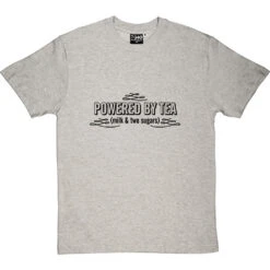 Powered By Tea T-Shirt -Tshirt Store powered by tea tshirt 1 lightoxfordtshirt