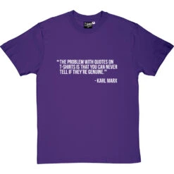 The Problem With Quotes On T-Shirts -Tshirt Store problem with quotes tshirt 2 purpletshirt