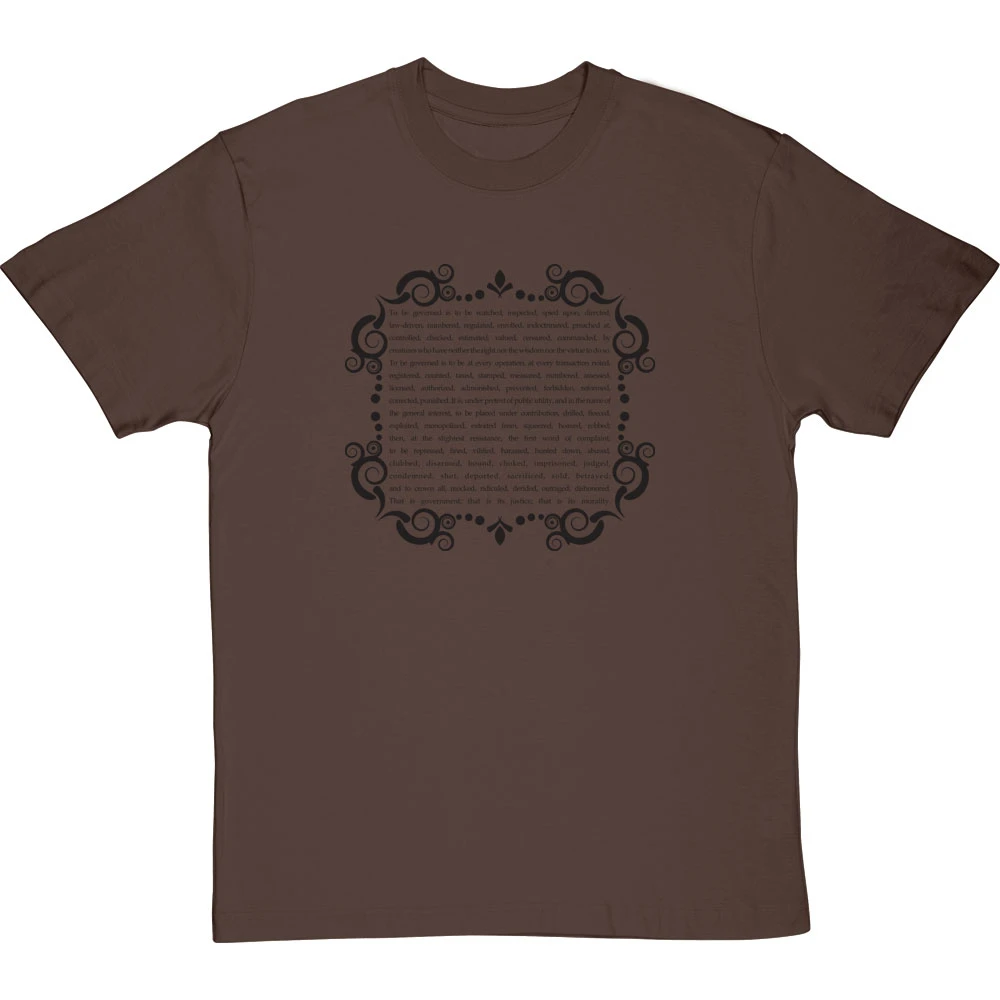 Pierre-Joseph Proudhon "To Be Governed" T-Shirt 7 Pierre-Joseph Proudhon "To Be Governed" T-Shirt - Image 7