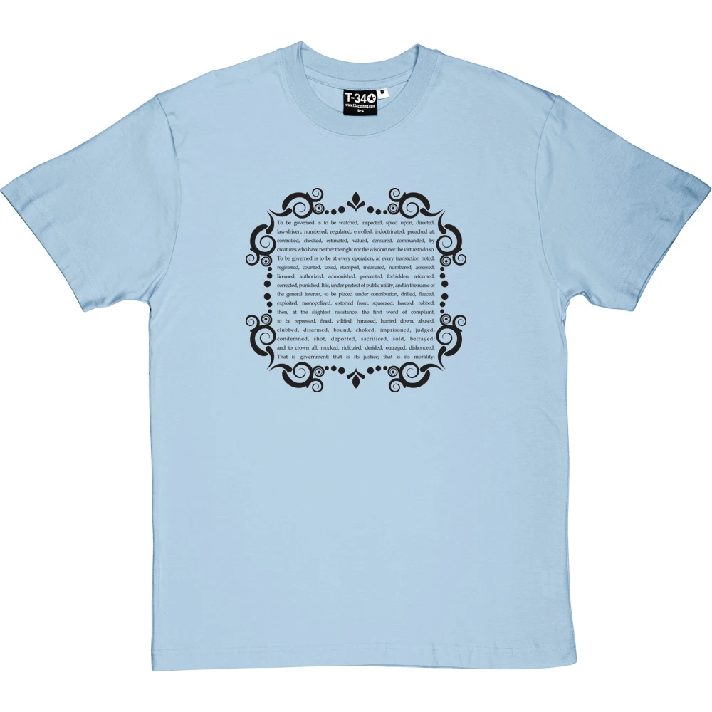 Pierre-Joseph Proudhon "To Be Governed" T-Shirt 20 Pierre-Joseph Proudhon "To Be Governed" T-Shirt - Image 20