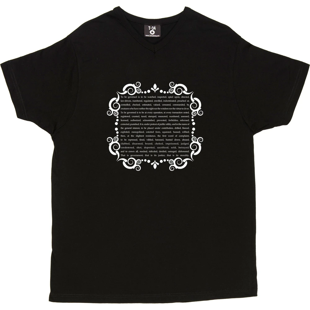 Pierre-Joseph Proudhon "To Be Governed" T-Shirt 2 Pierre-Joseph Proudhon "To Be Governed" T-Shirt - Image 2