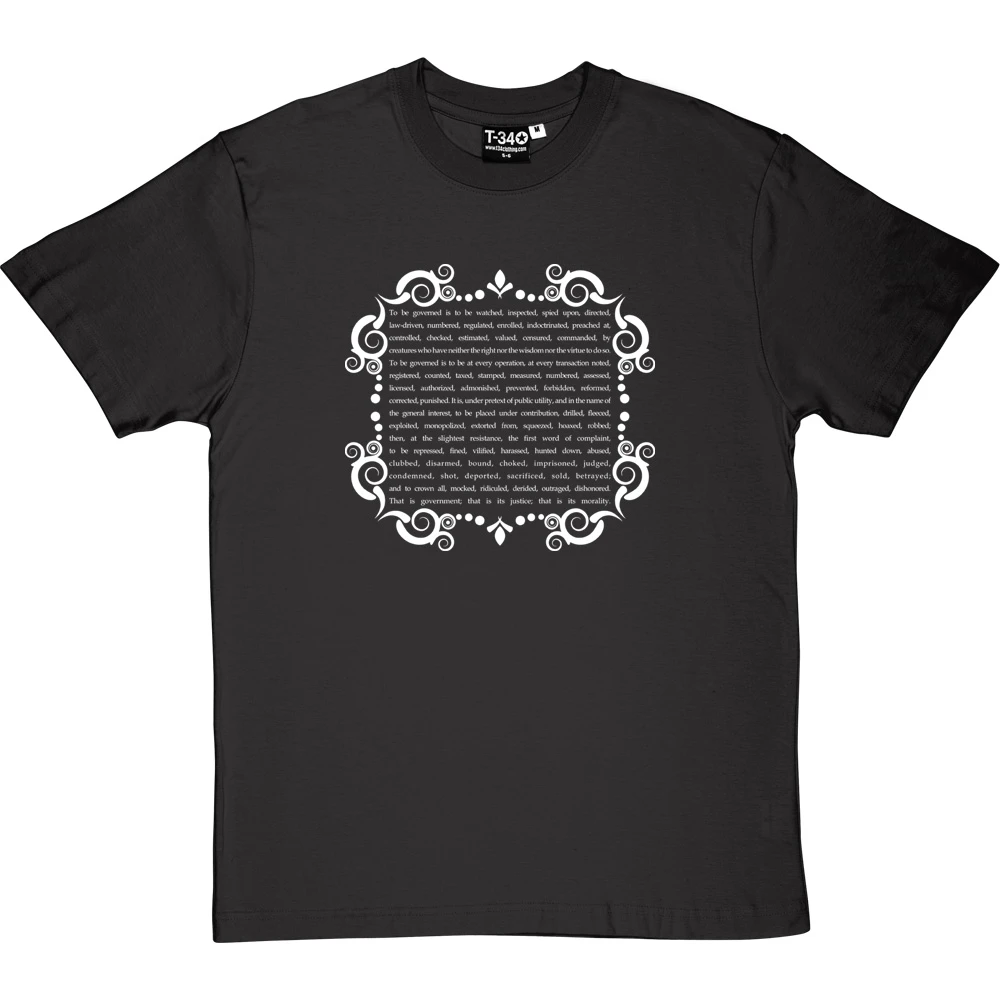 Pierre-Joseph Proudhon "To Be Governed" T-Shirt 13 Pierre-Joseph Proudhon "To Be Governed" T-Shirt - Image 13