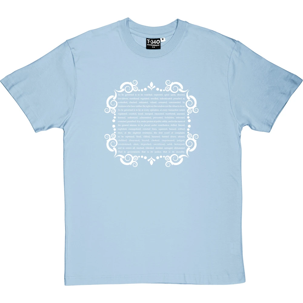 Pierre-Joseph Proudhon "To Be Governed" T-Shirt 10 Pierre-Joseph Proudhon "To Be Governed" T-Shirt - Image 10