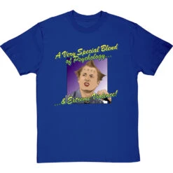 Vyvyan Basterd: "Psychology And Extreme Violence" T-Shirt -Tshirt Store psychology and extreme violence tshirt royalbluetshirt