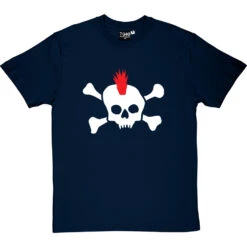 Punk Skull T-Shirt -Tshirt Store punk skull tshirt navybluetshirt