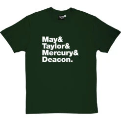 Queen Line-Up T-Shirt -Tshirt Store queen tshirt 2 bottlegreentshirt