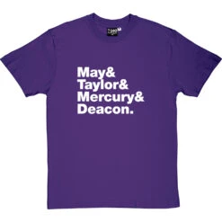 Queen Line-Up T-Shirt -Tshirt Store queen tshirt 2 purpletshirt