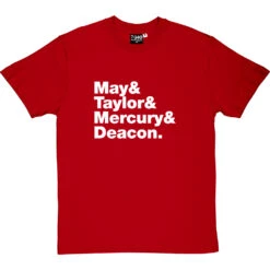 Queen Line-Up T-Shirt -Tshirt Store queen tshirt 2 redtshirt