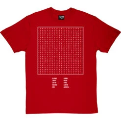 Radical Word Search T-Shirt -Tshirt Store radical wordsearch tshirt 2 redtshirt