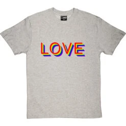 Rainbow Love T-Shirt -Tshirt Store rainbow love tshirt lightoxfordtshirt