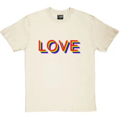Rainbow Love T-Shirt -Tshirt Store rainbow love tshirt naturaltshirt