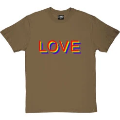 Rainbow Love T-Shirt -Tshirt Store rainbow love tshirt olivetshirt