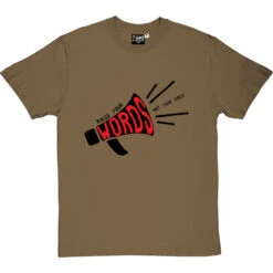 Raise Your Words T-Shirt -Tshirt Store raise your words tshirt 1 olivetshirt