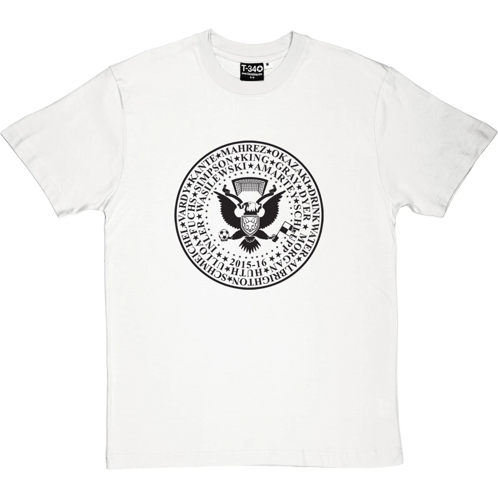 The Ramones: Leicester City 2015-16 T-Shirt 4 The Ramones: Leicester City 2015-16 T-Shirt - Image 4