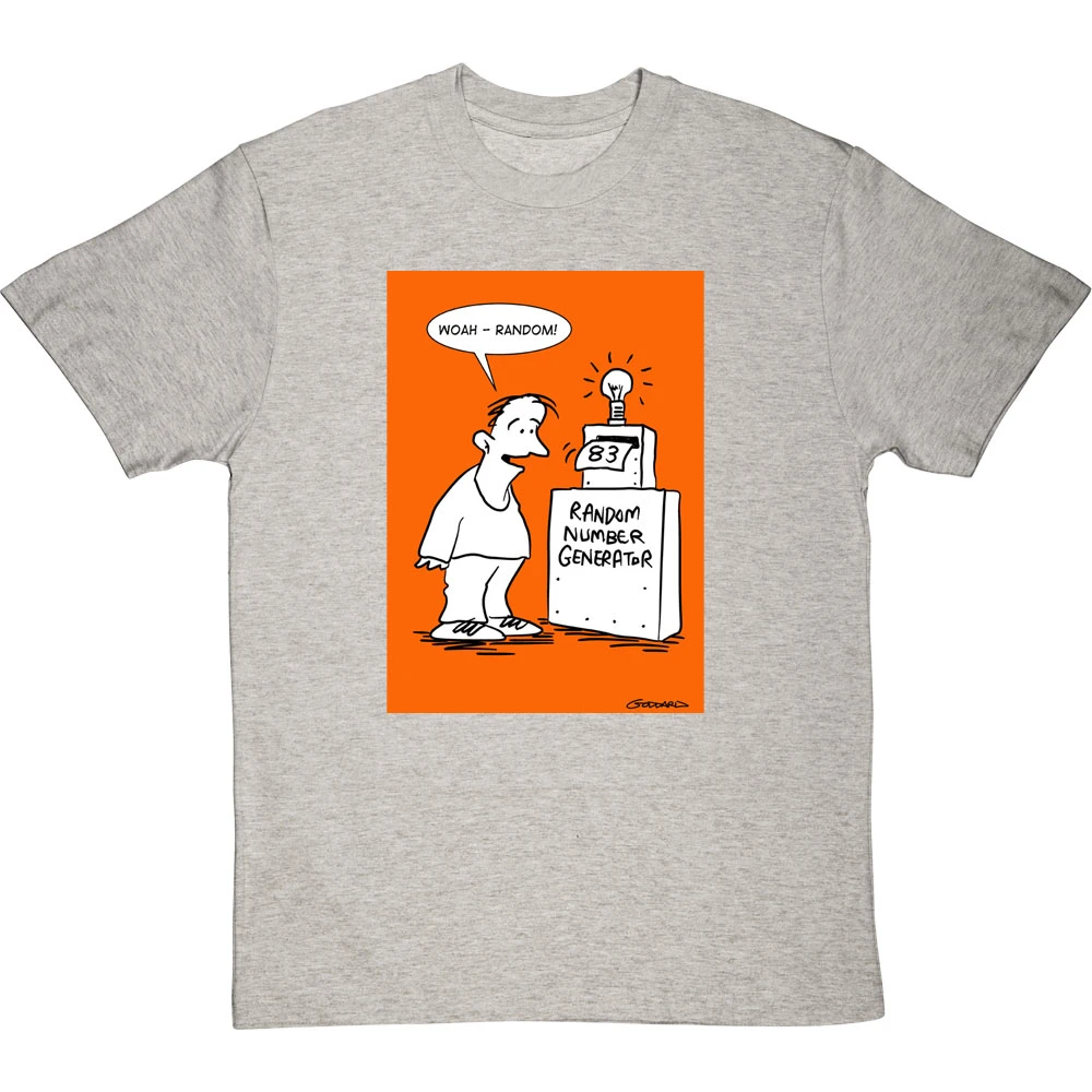 Random Number Generator T-Shirt 3 Random Number Generator T-Shirt - Image 3