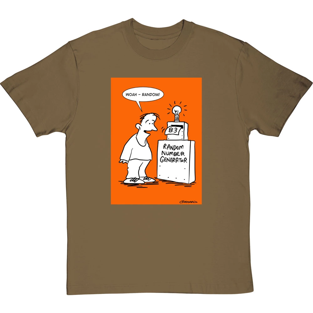 Random Number Generator T-Shirt 10 Random Number Generator T-Shirt - Image 10