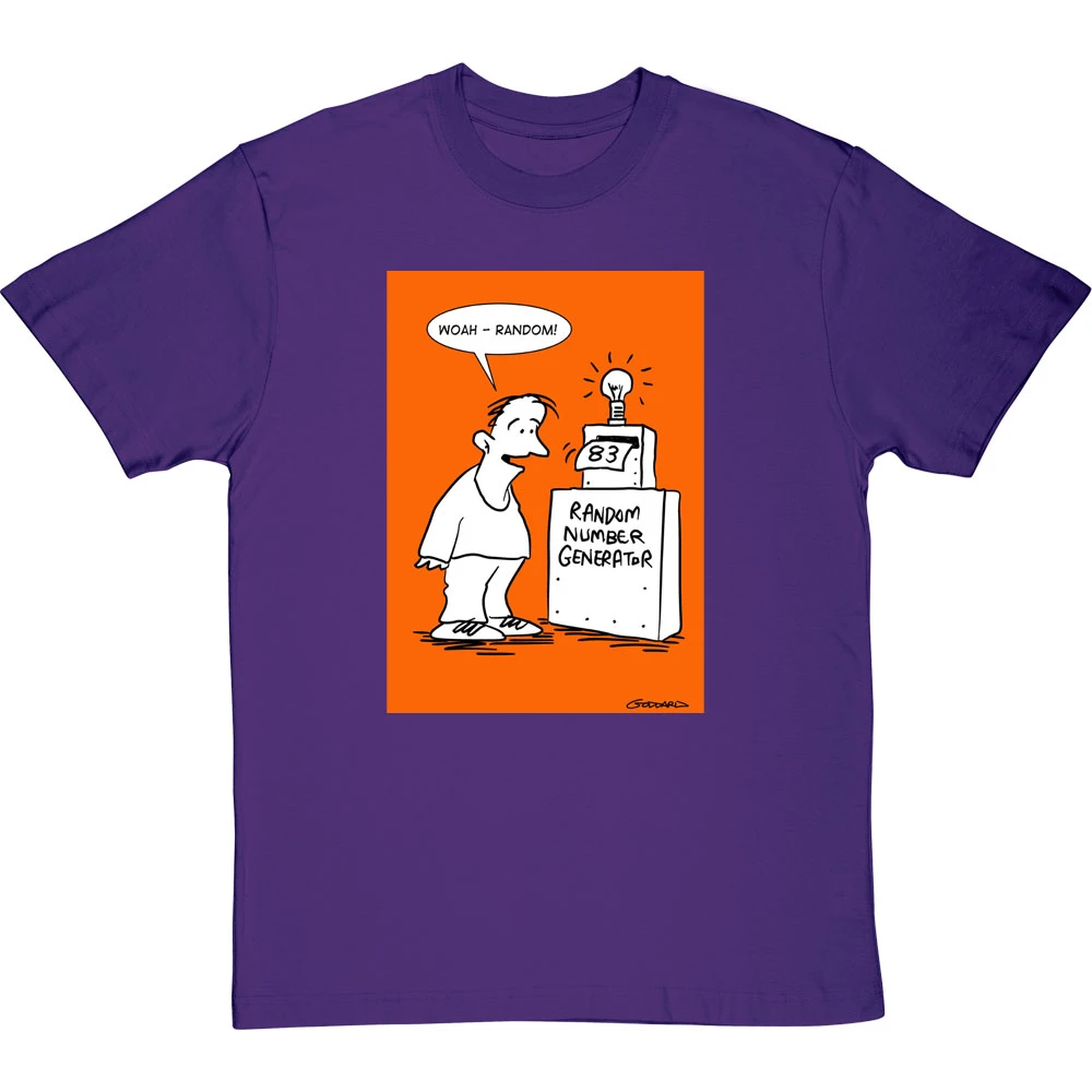 Random Number Generator T-Shirt 7 Random Number Generator T-Shirt - Image 7