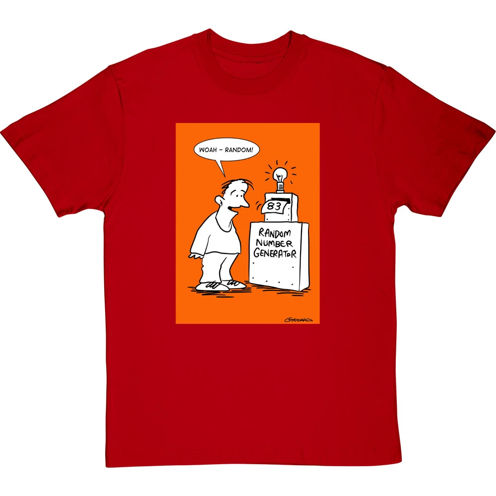 Random Number Generator T-Shirt 5 Random Number Generator T-Shirt - Image 5