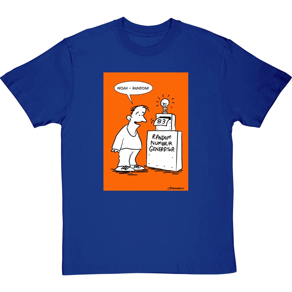 Random Number Generator T-Shirt 4 Random Number Generator T-Shirt - Image 4