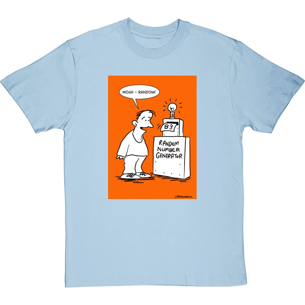 Random Number Generator T-Shirt 11 Random Number Generator T-Shirt - Image 11