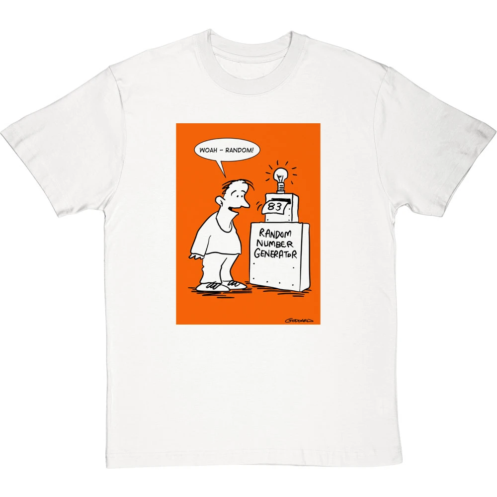 Random Number Generator T-Shirt 2 Random Number Generator T-Shirt - Image 2