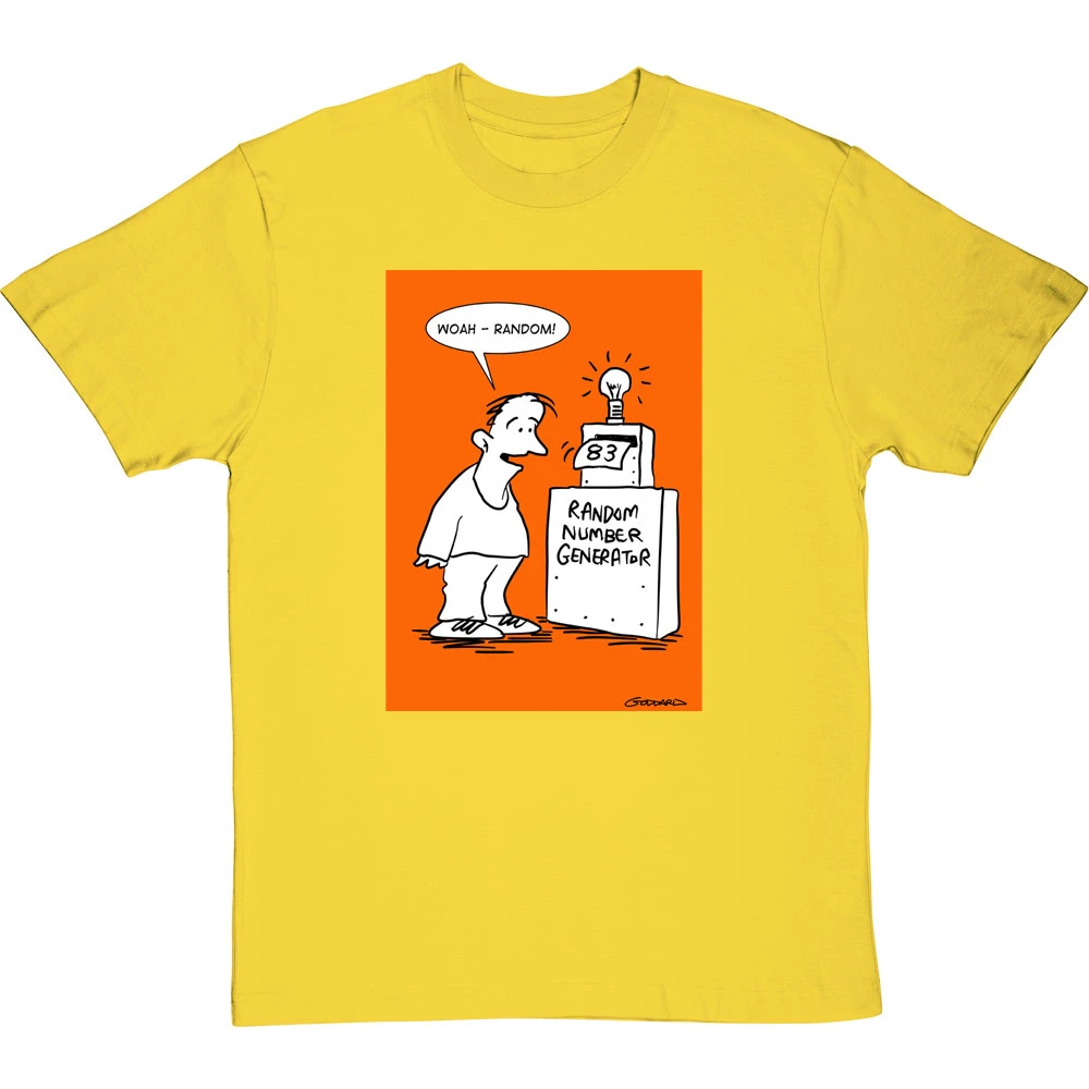 Random Number Generator T-Shirt 14 Random Number Generator T-Shirt - Image 14