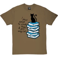 I Just Want To Read Books And Pet My Cat T-Shirt 27 I Just Want To Read Books And Pet My Cat T-Shirt -Tshirt Store read books pet cat tshirt 1 olivetshirt