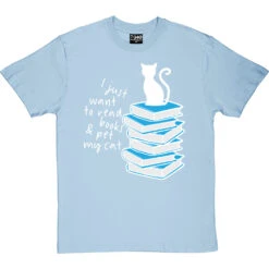 I Just Want To Read Books And Pet My Cat T-Shirt 33 I Just Want To Read Books And Pet My Cat T-Shirt -Tshirt Store read books pet cat tshirt 2 skybluetshirt