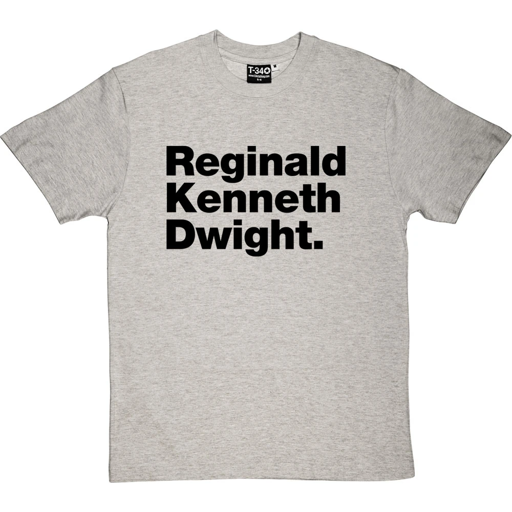 Reginald Kenneth Dwight T-Shirt 2 Reginald Kenneth Dwight T-Shirt - Image 2
