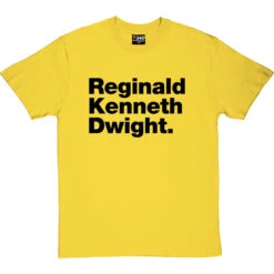 Reginald Kenneth Dwight T-Shirt 29 Reginald Kenneth Dwight T-Shirt -Tshirt Store reginald kenneth dwight tshirt 1 yellowtshirt