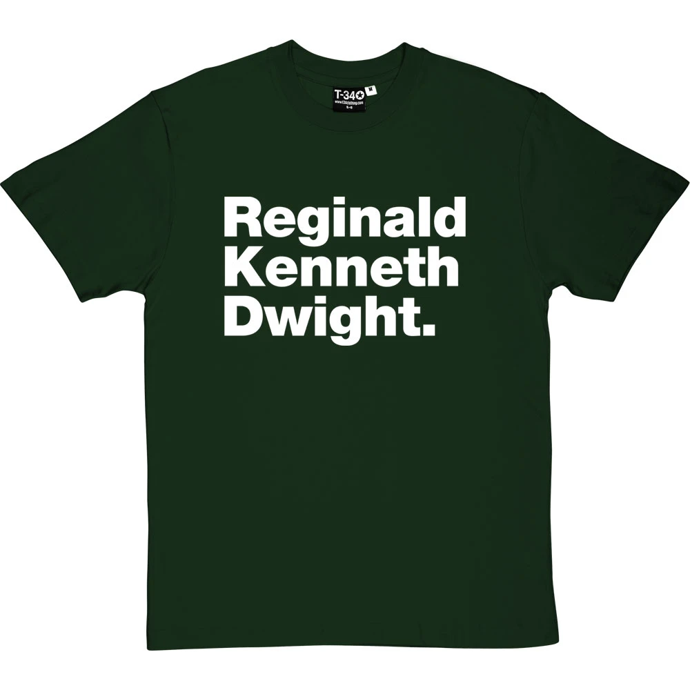 Reginald Kenneth Dwight T-Shirt 1 Reginald Kenneth Dwight T-Shirt